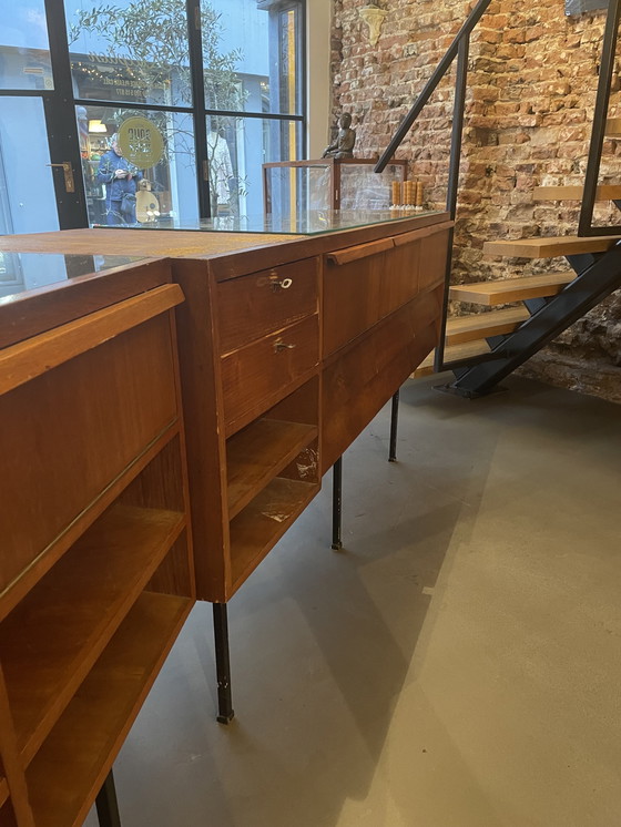 Image 1 of Vintage teak counter