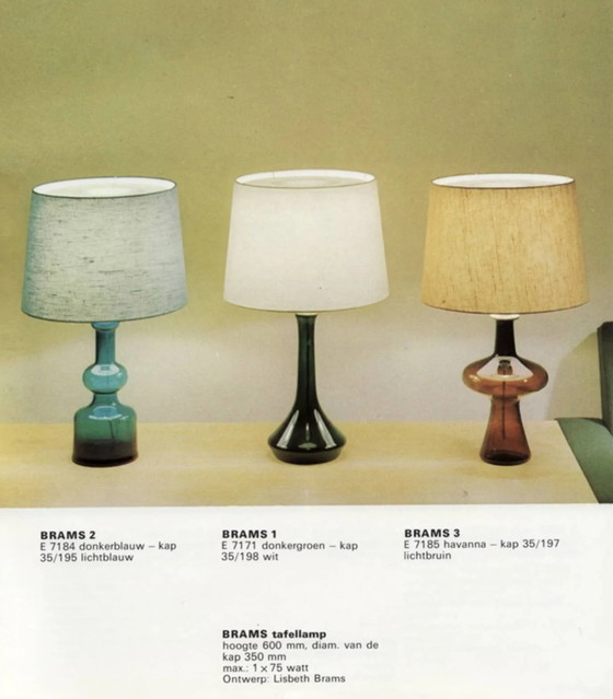 Glass table lamp by Lisbeth Brams for Fog & Morup, 1968 – Crystal, Vintage (photo 3 of 4)