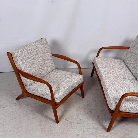 Image 1 of Juego de sofá Adrian Pearsall modelo 2315-C para Craft Associates – Totalmente renovado