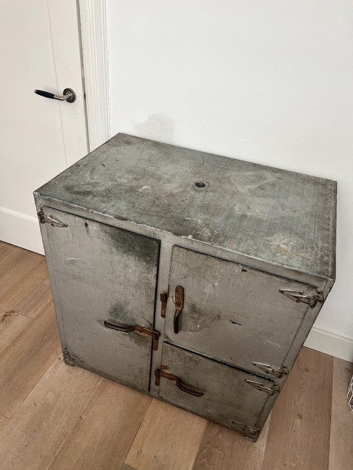 Vintage industrial cabinet