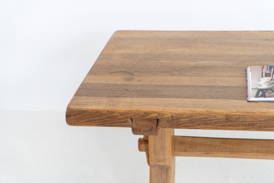 Image 1 of Brutalistische eettafel van De Puydt (België, jaren 70).