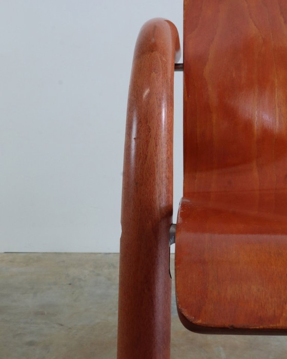 6x Chaises Thonet S320 Design Schneider & Böhme – Chaises de salle à manger, Metal, Wood, Modern (photo 8 of 16)