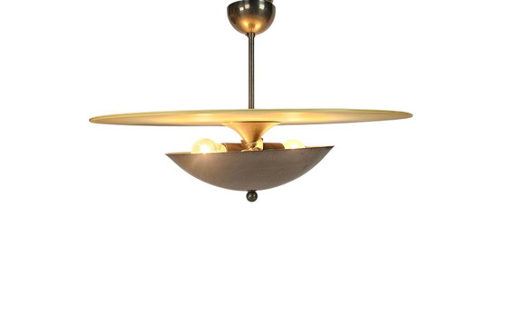 Image 1 of Gispen - Iluminación Giso - 'Media Luna' - Estilo Art Déco - Grabado - Años 90