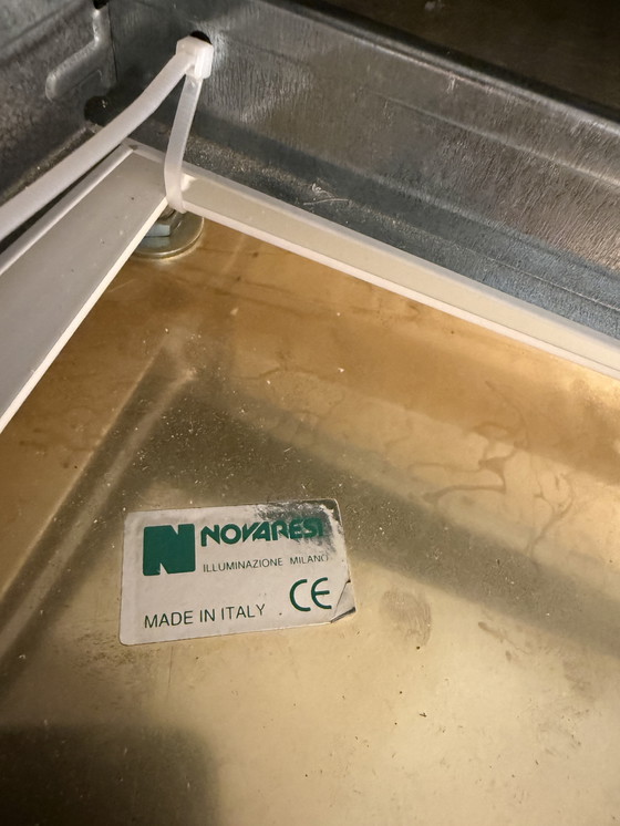 Image 1 of Vintage Murano glass ceiling light, Novaresi, Italy 1980s