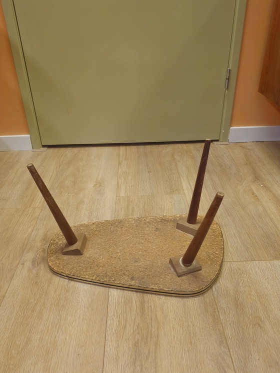 Image 1 of Tavolino vintage a forma di rene, tavolino per piante, tavolino piccolo, tavolino laterale