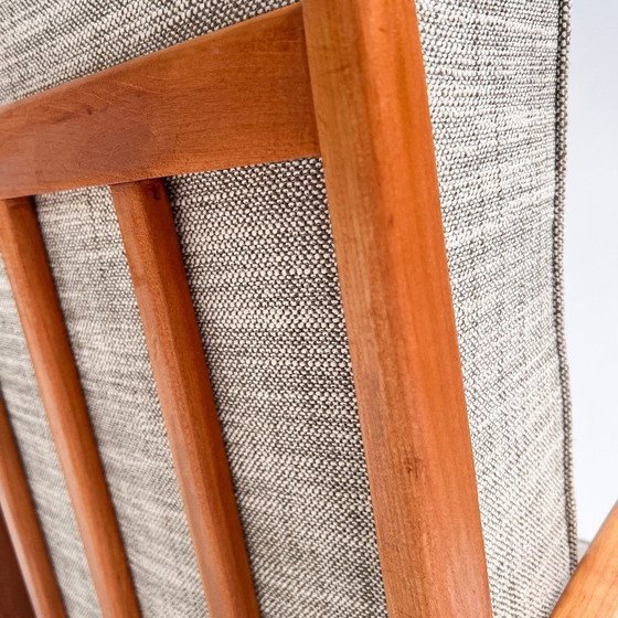 Image 1 of Poltrona in legno con struttura a fuso, stile metà secolo, anni '60 (singola unità)