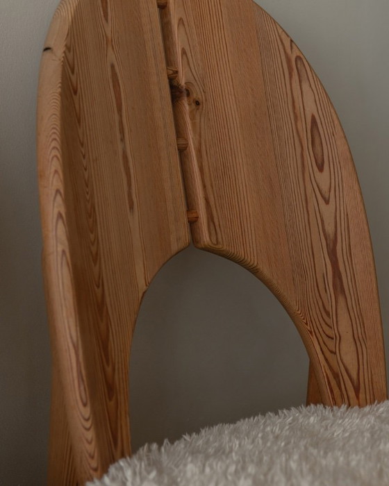 Image 1 of Vintage Danish Pine Dining Chairs (Set of 4) | Niels Koefoed Style | Rustic Scandinavian Modern | 1970s–80s