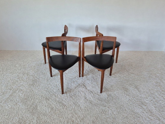 Image 1 of  Set da pranzo allungabile Roundette in teak di Hans Olsen per Frem Røjle, Danimarca, anni '60