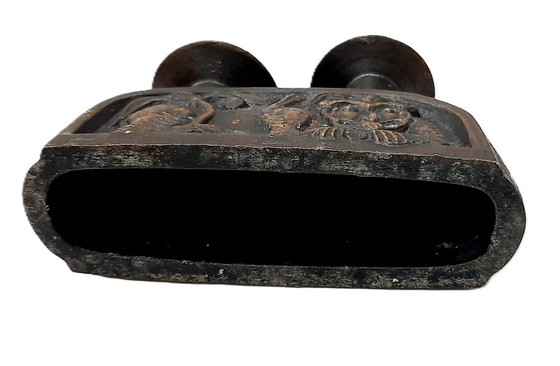 Image 1 of Portacandele doppio in ghisa d'epoca