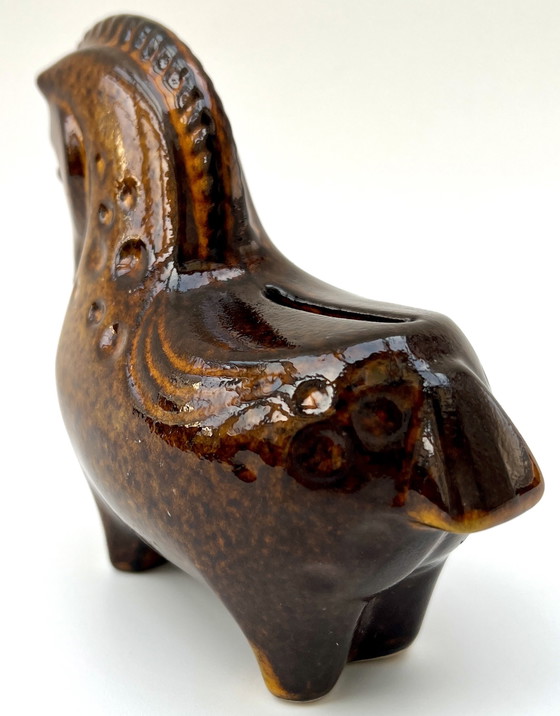 Image 1 of Mid-Century Ceramic Horse Money Box – Bitossi Style – Italy 1960s
