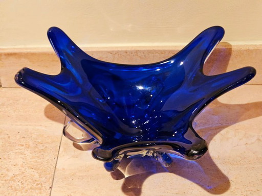 Murano Cobalt Blue Bowl