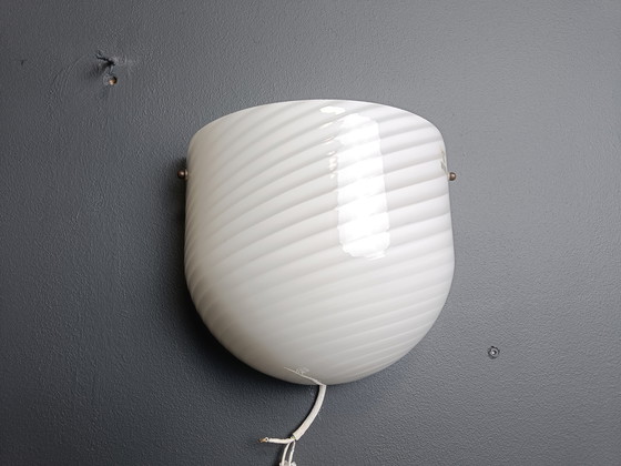 Image 1 of Murano Swirl glazen wandlamp van VM-Vetri, Italië, 1970