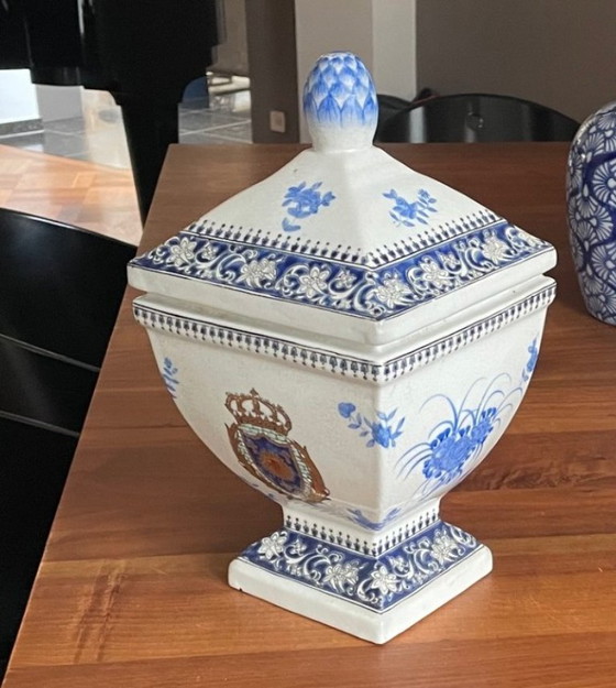 4 piezas de cerámica de Versalles, Wong Lee International, Decoración, Azul (foto 7 de 11)