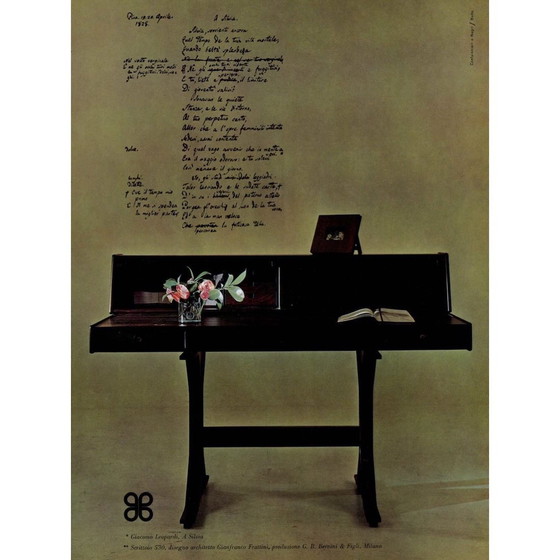 Image 1 of “530” desk by Gianfranco Frattini for Bernini, 1960s