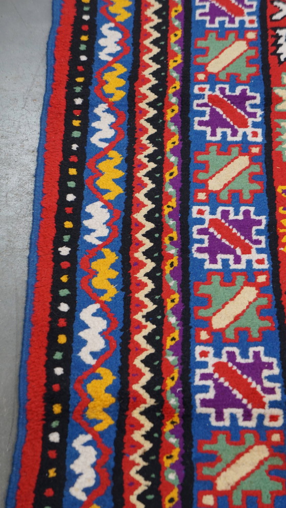 Image 1 of Kleurrijk Vintage Vloerkleed Met Patroon 280x145cm