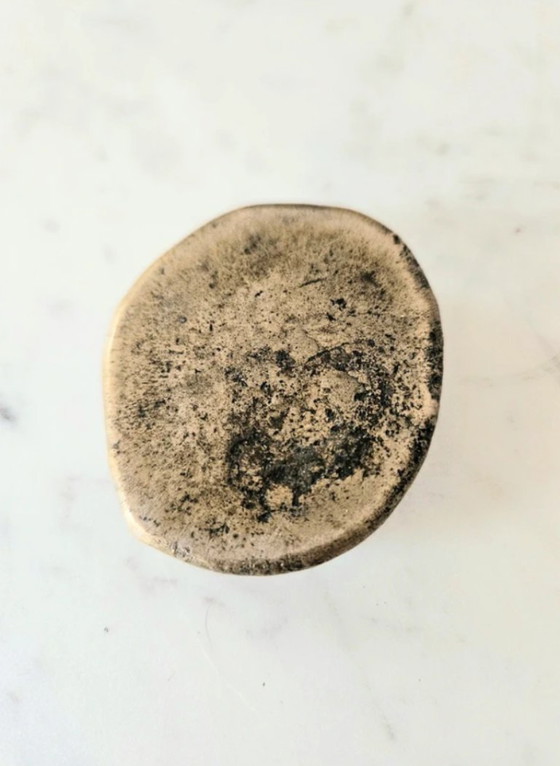 Image 1 of Antieke Phoenix massief bronzen sieradenmal, handgemaakt in een gieterij, verzamelobject, curiositeit, gesmeed, 126 g
