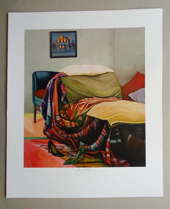 Image 1 of Bruno Bruni - Il Divano - Original Lithograph - Hand-signed