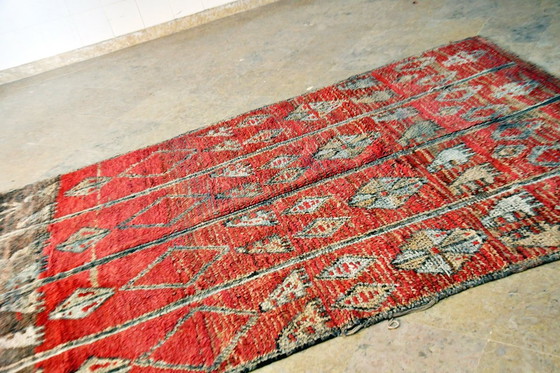 Image 1 of Vintage Marokkaans vloerkleed Zemmour - 244 x 155 cm | Roze