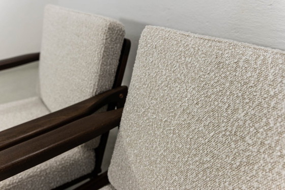 Image 1 of Fauteuils modernes du milieu du siècle par Zenon Bączyk, années 1960, lot de 2