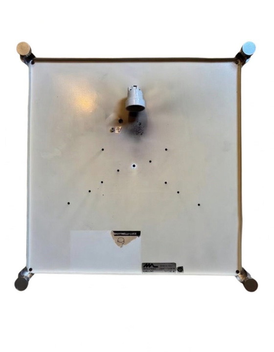Image 1 of Vintage Martinelli Luce Bolla Plafondlamp 50cm Elio Martinelli