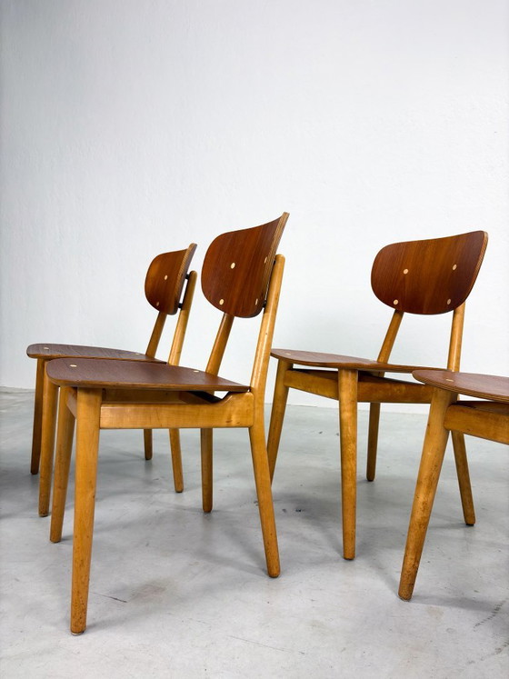 Set 'SB11' Dining chairs by Cees Braakman for Pastoe – Wood (photo 4 of 19)