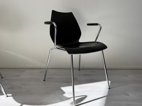 Image 1 of 4x Maui Kartell Zwart met leuning