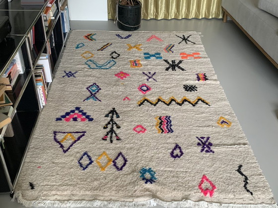 Image 1 of Alfombra bereber colorida - 250x147cm