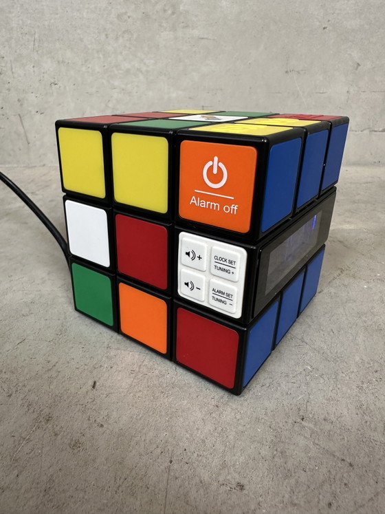 Designer-Radiowecker - Rubik's (Original) – bigben, Uhren, Plastic, Vintage (photo 5 of 10)