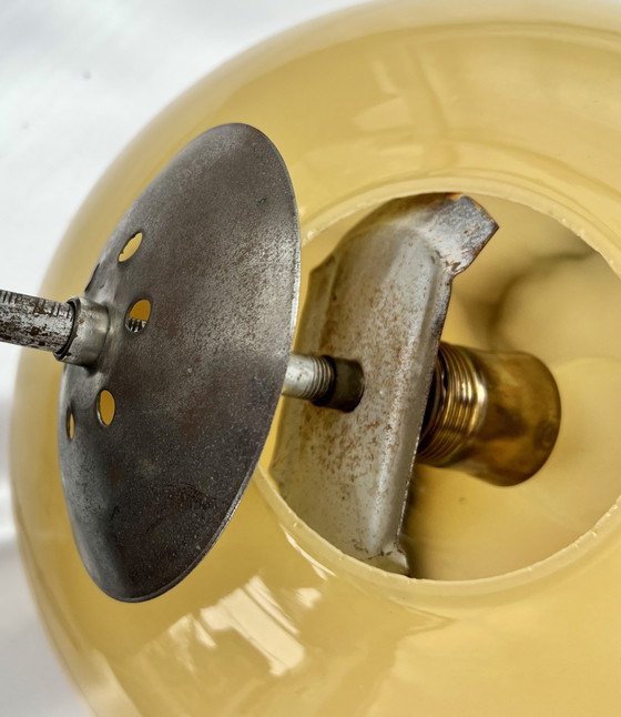 Image 1 of Plafonnier Art déco avec décor fumé (env. années 1930)