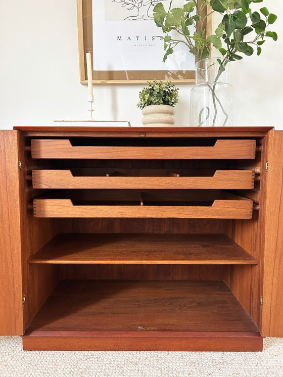 Image 1 of Teak sideboard Peter Hvidt and Orla Mølgaard Nielsen 50's