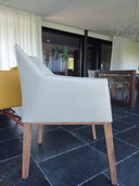 6x chaises de salle à manger en pyrite Leolux