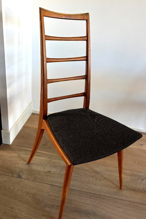 Prachtige set van 4 vintage eetkamerstoelen