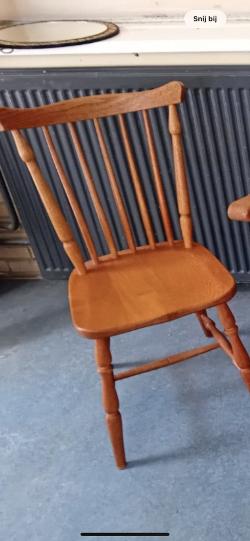 2 Antieke Kamer Stoelen – eetkamerstoelen, Wood (photo 2 of 4)