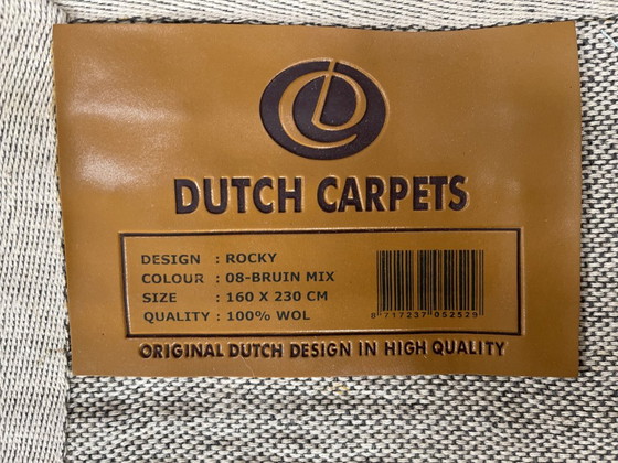 Dutch Carpets Rocky Braun Mix - Wolle, Teppiche & Läufer, Dutch Design Style (Foto 5 von 5)