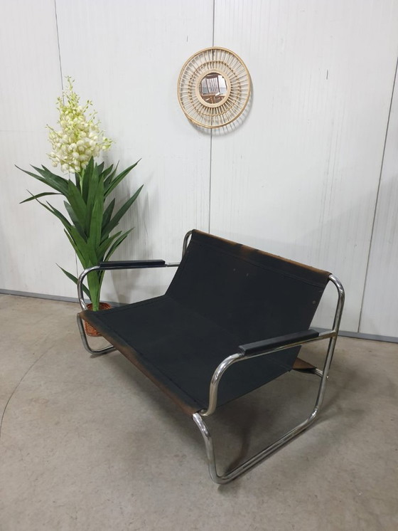 Image 1 of Two-Seater Tubular Lounge Piece, 1970s, Czechoslovakia