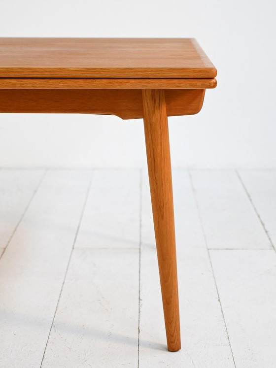 Image 1 of Ausziehbarer Esstisch Modell „AT 312“ von Hans J. Wegner