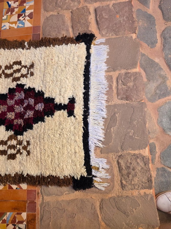 Image 1 of Small Vintage Beni Ourain rug 171 x 71 cm 