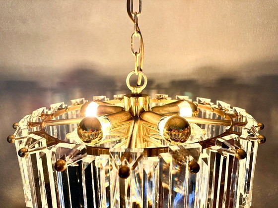 Image 1 of Lustre vintage en cristal Kalmar
