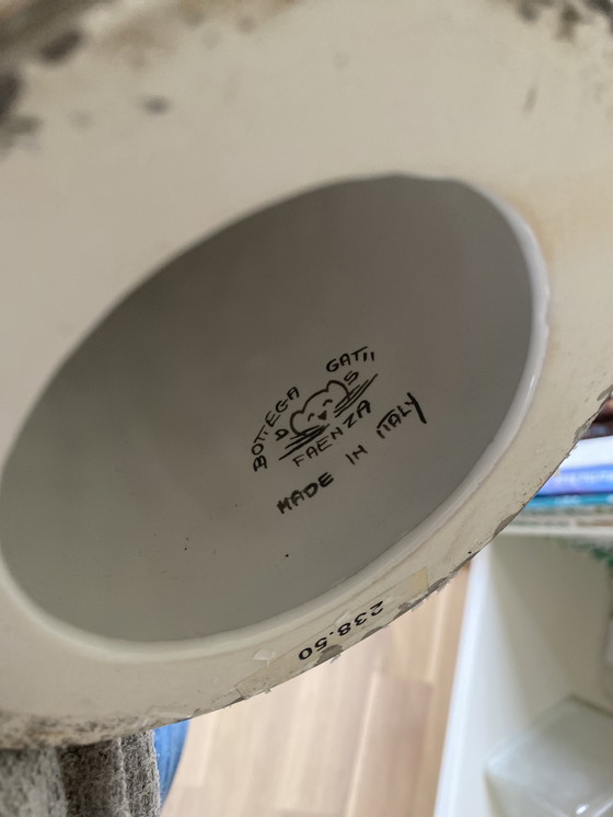 Image 1 of 2x Ceramica Gatti 1928 candelabros vazes