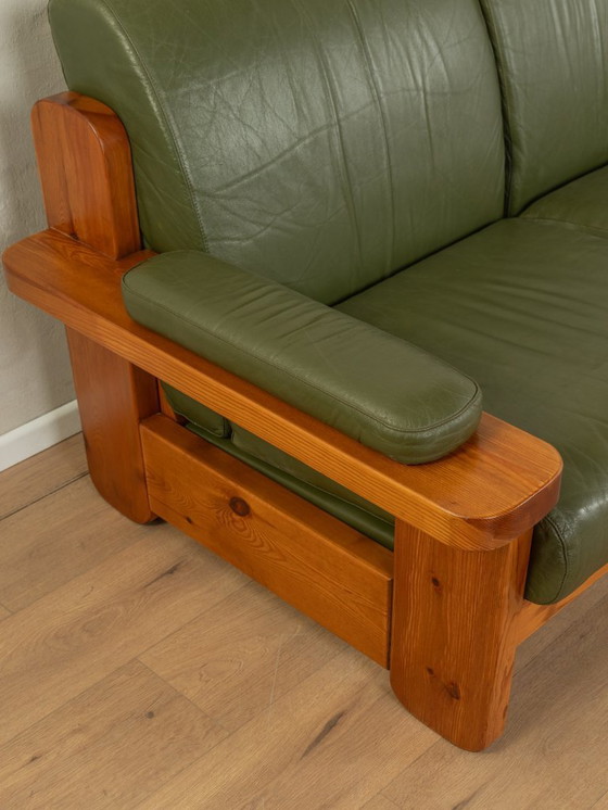 Image 1 of 70s Leather Sofa by Almar