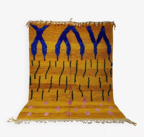 Image 1 of Handmade wool Berber carpet 300X200 cm