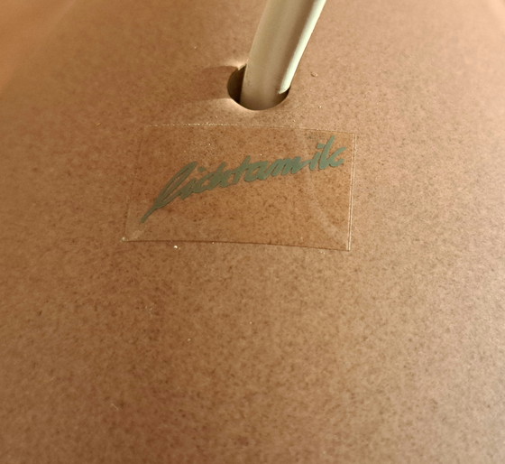 Image 1 of 🟡 2 Ceramic Table Lamps by Lichtamik – Mid-Century Inspired – Set