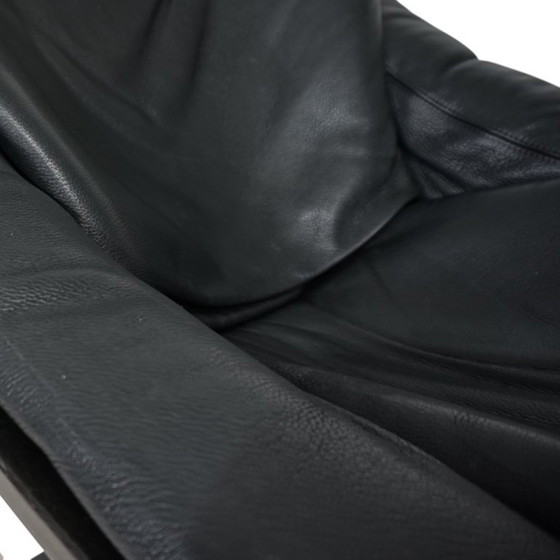 Image 1 of Fauteuil lounge en cuir Nelo Kroken par Åke Fribytter, 1970