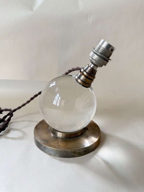 Adnet Baccarat Adjustable Lamp – Crystal, Metal (photo 5 of 5)