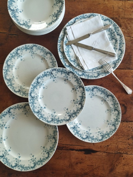 Image 1 of Vajilla de piedra de hierro "bizantina" de Saint-Amand & Hamage