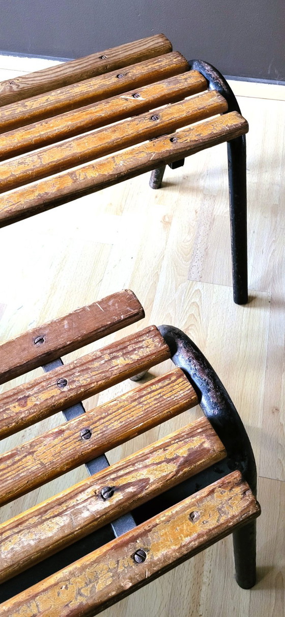 Image 1 of 2 panche/tavoli/giardino d'epoca in ottime condizioni.