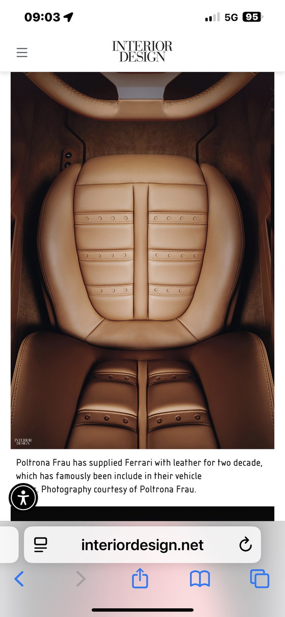 Image 1 of Paltrona Italia design in pelle anni '70