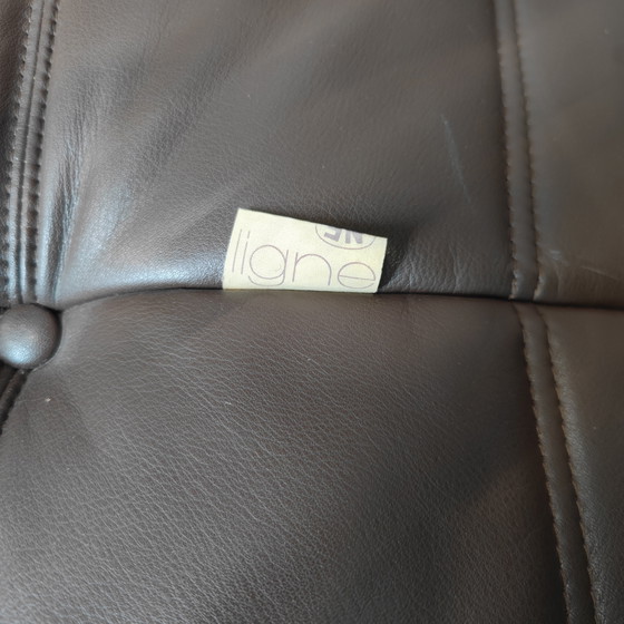 Image 1 of Conjunto Togo de Ligne Roset de los años 70 en piel color moca