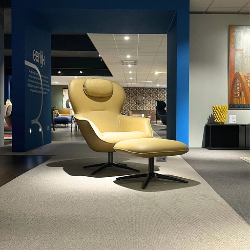 Pode Flare fauteuil met poef en hoofdkussen