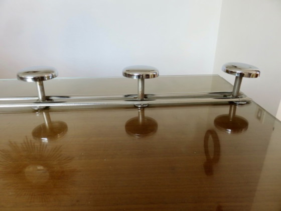 Appendiabiti in Metallo Cromato, Vintage, 5 Ganci, Anni '80 – Chrome (photo 10 of 15)